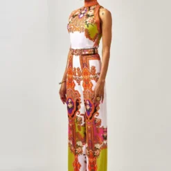 Rajdeep Ranawat Rahini Floral Halter Style Jumpsuit 10 Rajdeep Ranawat Rahini Floral Halter Style Jumpsuit -Outlet Loometta Store 011223rr18 3 1