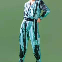 Bennch Brush Stroke Printed Jumpsuit 9 Bennch Brush Stroke Printed Jumpsuit -Outlet Loometta Store 05bbfju 4
