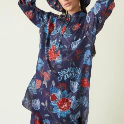 Payal Pratap Navy & Red Tabai Printed Salwar -Outlet Loometta Store 0702pp03 4