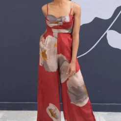 YAM Red Poppies Jumpsuit