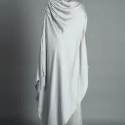 Amit Aggarwal Grey Asymmetric Belted Top -Outlet Loometta Store 072 gry 3