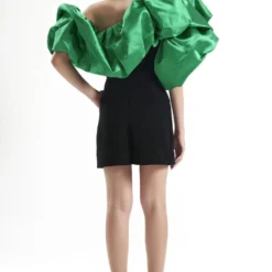 Gauri & Nainika Black One Shoulder Romper -Outlet Loometta Store 0809gk1 3