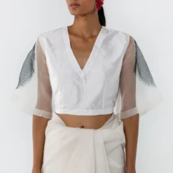 Medium White Eye Blouse