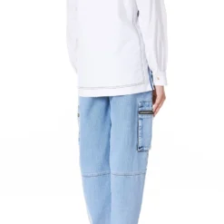 Kanika Goyal Label White Top Stitched Applique Shirt 7 Kanika Goyal Label White Top Stitched Applique Shirt -Outlet Loometta Store 110kg23 3