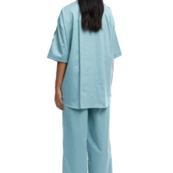 Kanika Goyal Label Blue Solid Ankle Length Pants 9 Kanika Goyal Label Blue Solid Ankle Length Pants -Outlet Loometta Store 111023kg08 4