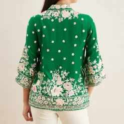 PATINE Green Shikargah Wrap Top 13 PATINE Green Shikargah Wrap Top -Outlet Loometta Store 111pat3 6