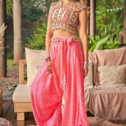 Surily G Neon Pink Embroidered Top