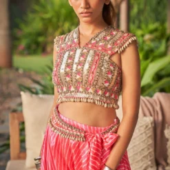 Surily G Neon Pink Embroidered Top -Outlet Loometta Store 11523sgv33 4