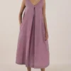 NAMBI-KAI Velvet Plum Dress -Outlet Loometta Store 12623nr27 1