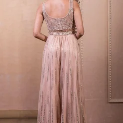 Tarun Tahiliani Old Rose Embellished Jumpsuit -Outlet Loometta Store 12623tt25 4
