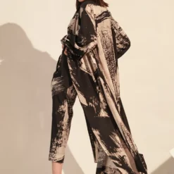 Nikita Mhaisalkar Black & White Stroke Printed Pant -Outlet Loometta Store 131023nmw2 5