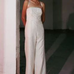 AROHI Antique White Jumpsuit