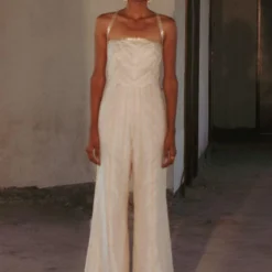 AROHI Antique White Jumpsuit -Outlet Loometta Store 139ar35 3