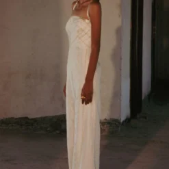 AROHI Antique White Jumpsuit -Outlet Loometta Store 139ar35 4