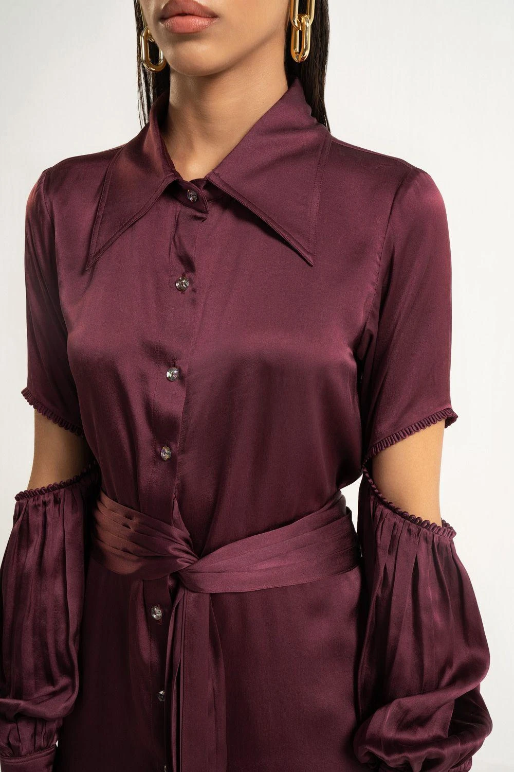 APZ Wine Crystal Pants 5 APZ Wine Crystal Pants - Image 3