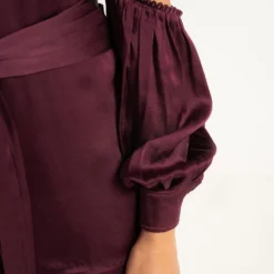 APZ Wine Crystal Pants 10 APZ Wine Crystal Pants -Outlet Loometta Store 1412apz6 4