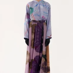 YAVI Sia Abstract Printed Top