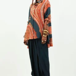 Aseem Kapoor Deep Teal Atri Shirt