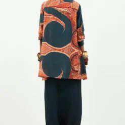 Aseem Kapoor Deep Teal Atri Shirt -Outlet Loometta Store 150723ak01 5