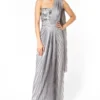 Amit Aggarwal Grey Embellished Gown