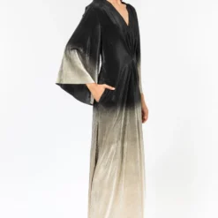 431-88 By Shweta Kapur Ombre Pleated Jumpsuit -Outlet Loometta Store 1512sk12 3