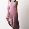Kiran Uttam Ghosh Lavender Draped Dress -Outlet Loometta Store 159ku8 1