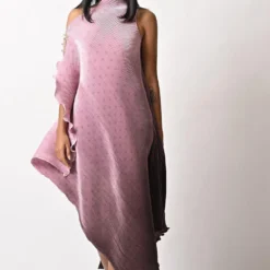 Kiran Uttam Ghosh Lavender Draped Dress -Outlet Loometta Store 159ku8 4
