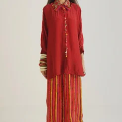 Aseem Kapoor Double Collared Mandala Shirt