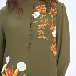 PATINE Embroidered Silk Georgette Shirt 8 PATINE Embroidered Silk Georgette Shirt -Outlet Loometta Store 16328 3