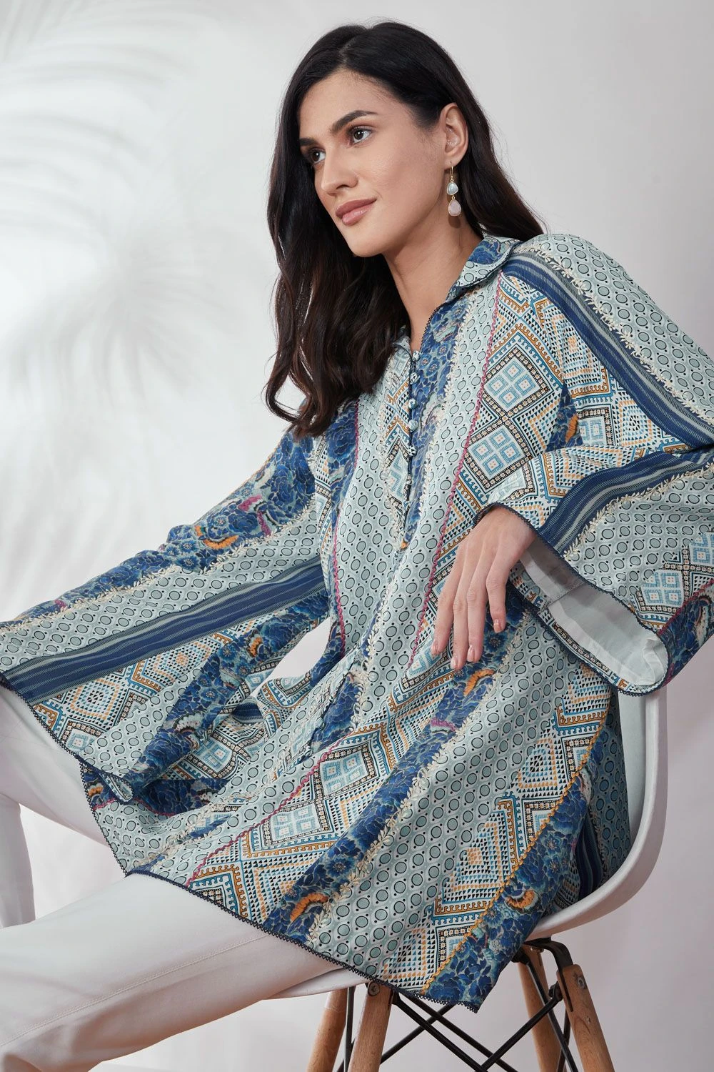 PATINE Pearl Patchwork Embroidered Shirt 8 PATINE Pearl Patchwork Embroidered Shirt - Image 6