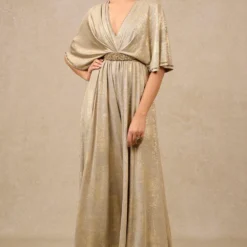 Tarun Tahiliani Oyster Flared Jumpsuit