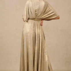 Tarun Tahiliani Oyster Flared Jumpsuit -Outlet Loometta Store 16923tt15 4