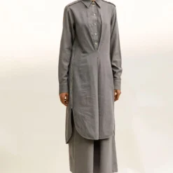 Urvashi Kaur Slate Grey Duality Pants