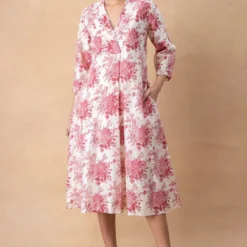 Vineet Rahul Calina Rose Dress