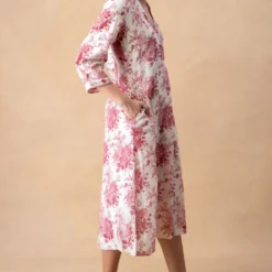 Vineet Rahul Calina Rose Dress 9 Vineet Rahul Calina Rose Dress -Outlet Loometta Store 171123vr37 3