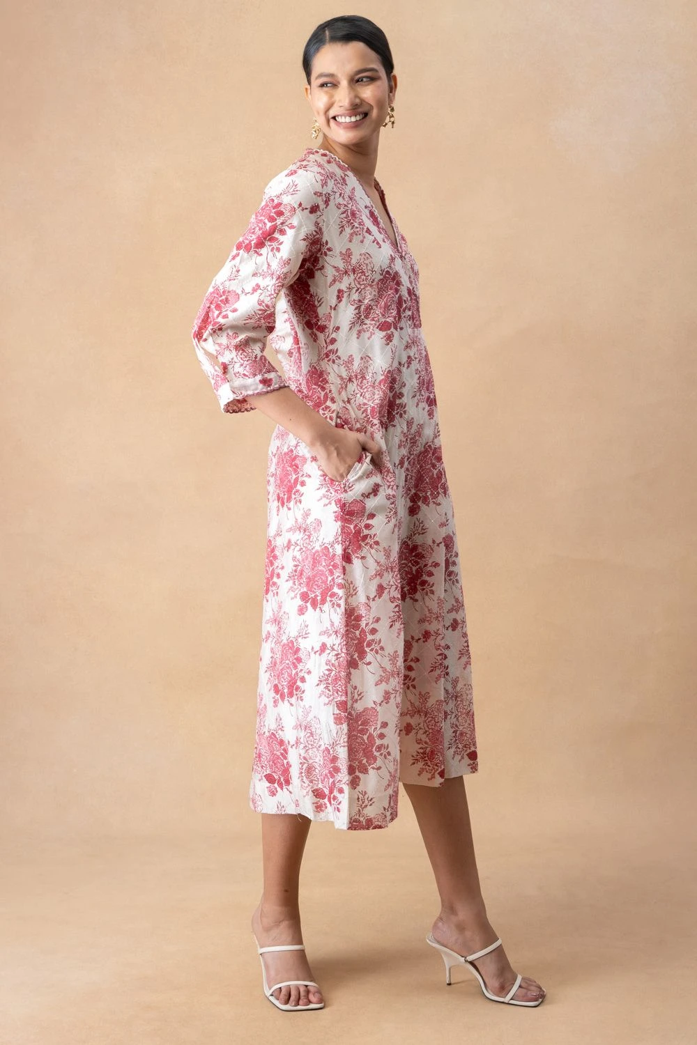Vineet Rahul Calina Rose Dress 5 Vineet Rahul Calina Rose Dress - Image 3