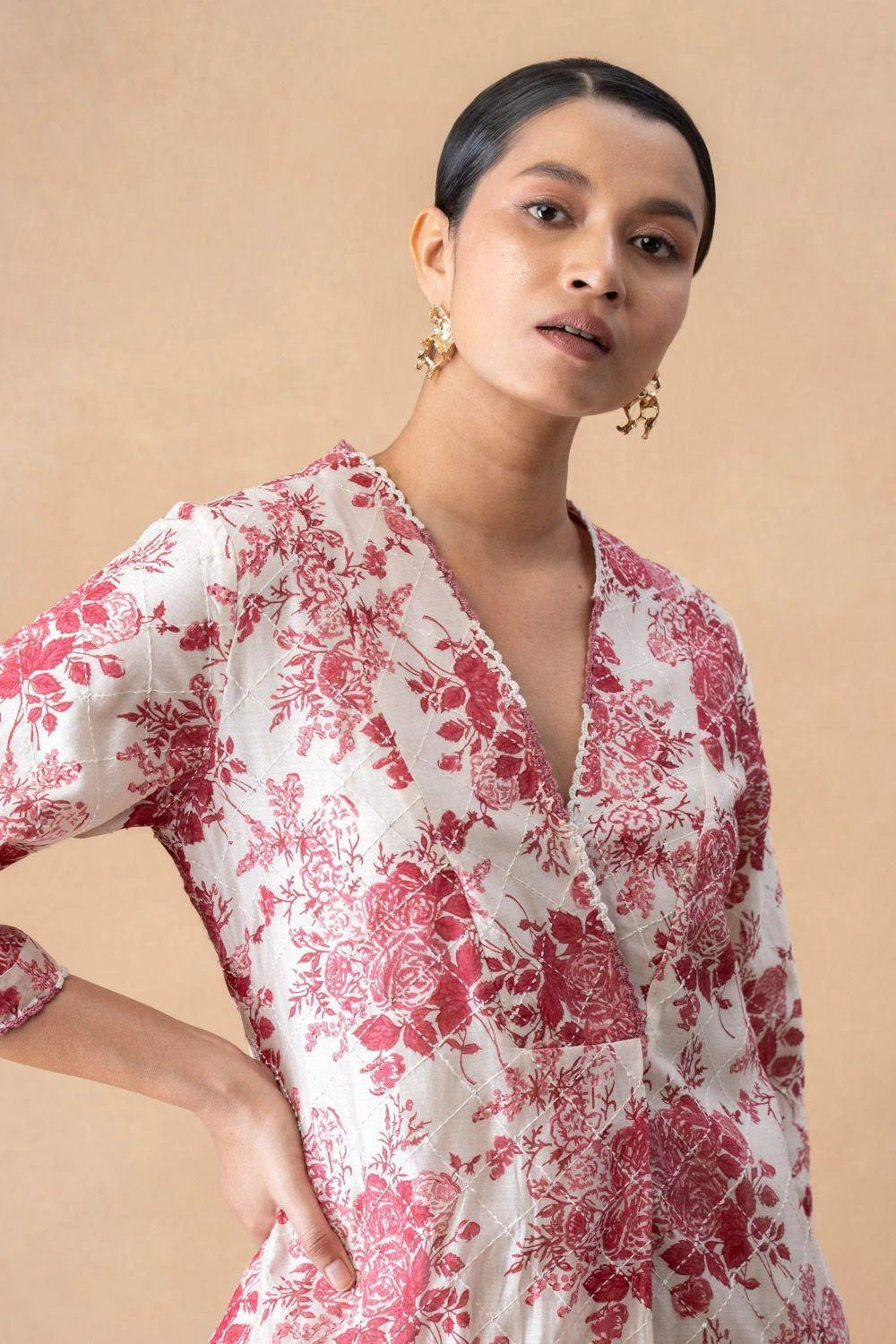 Vineet Rahul Calina Rose Dress 6 Vineet Rahul Calina Rose Dress - Image 4