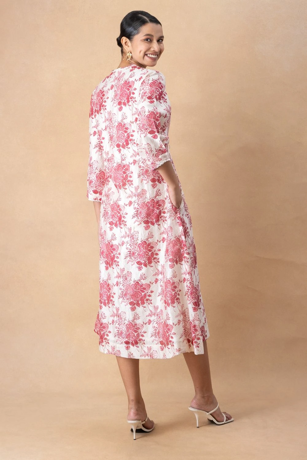 Vineet Rahul Calina Rose Dress 7 Vineet Rahul Calina Rose Dress - Image 5