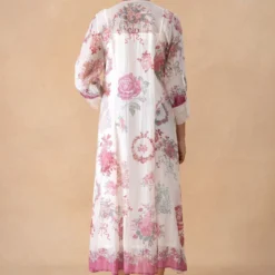 Vineet Rahul Off White Rose Dress -Outlet Loometta Store 171123vr53 5