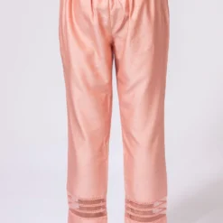 Chandrima Peach Chanderi Pants -Outlet Loometta Store 182chnd2 4