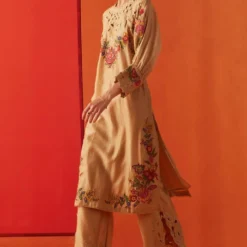 Chandrima Beige Cutwork Pants -Outlet Loometta Store 18823ca5 2