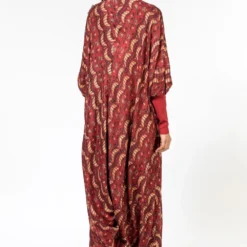 Divya Sheth Hand Block Printed Silk Jumpsuit 11 Divya Sheth Hand Block Printed Silk Jumpsuit -Outlet Loometta Store 191ds7 5