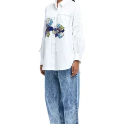 Kanika Goyal Label Aria Hand Embellished Shirt -Outlet Loometta Store 1923kgl2 3