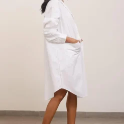 AK-OK By Anamika Khanna White Oversized Shirt -Outlet Loometta Store 19523ak2 4