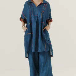 Sunira Designs Blue Mool Ijar Pants