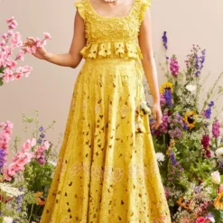 Chandrima Yellow Floral Bustier -Outlet Loometta Store 20032023ca08 3