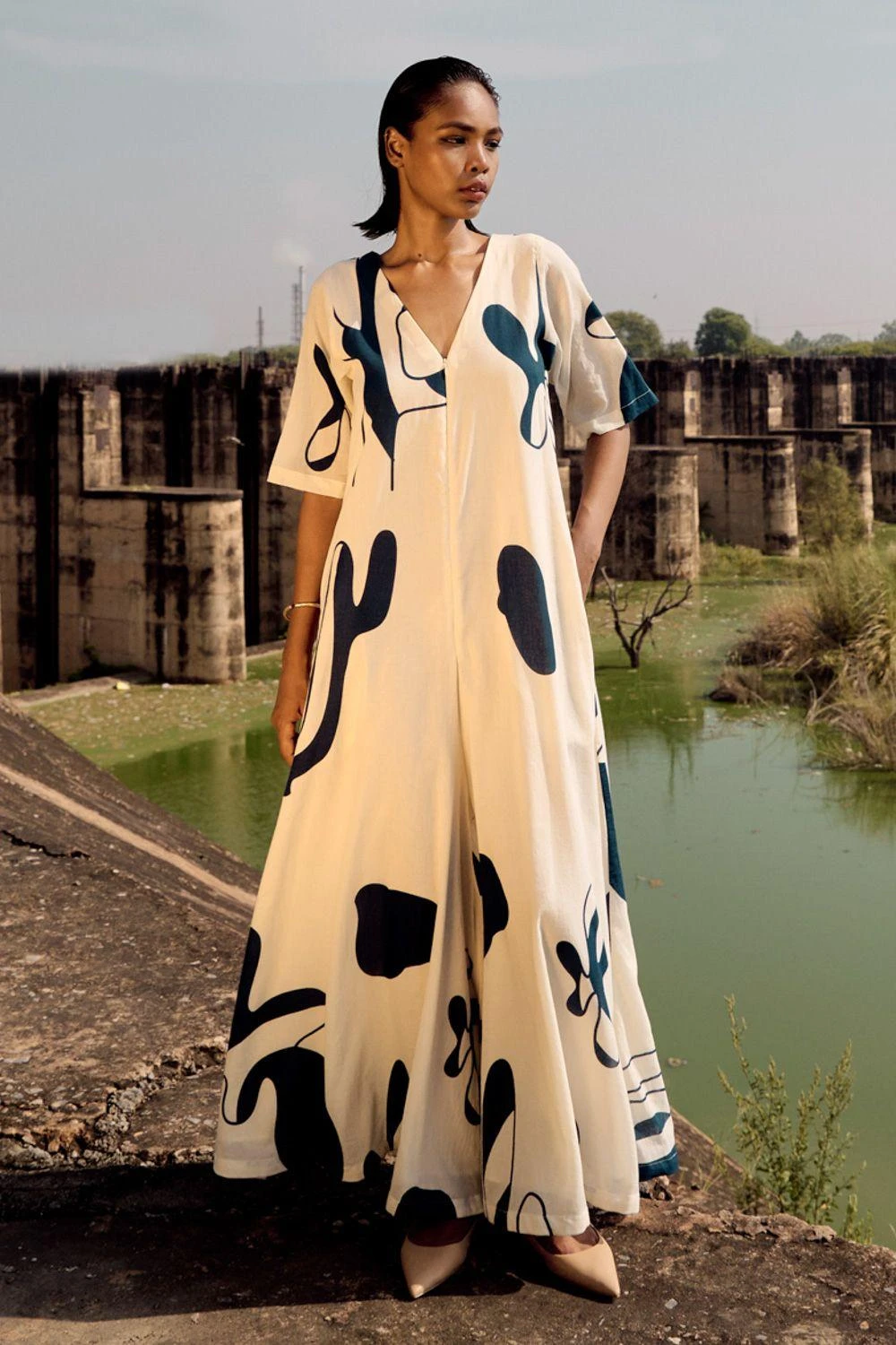 Khara Kapas Bluebird Jumpsuit 3 Khara Kapas Bluebird Jumpsuit