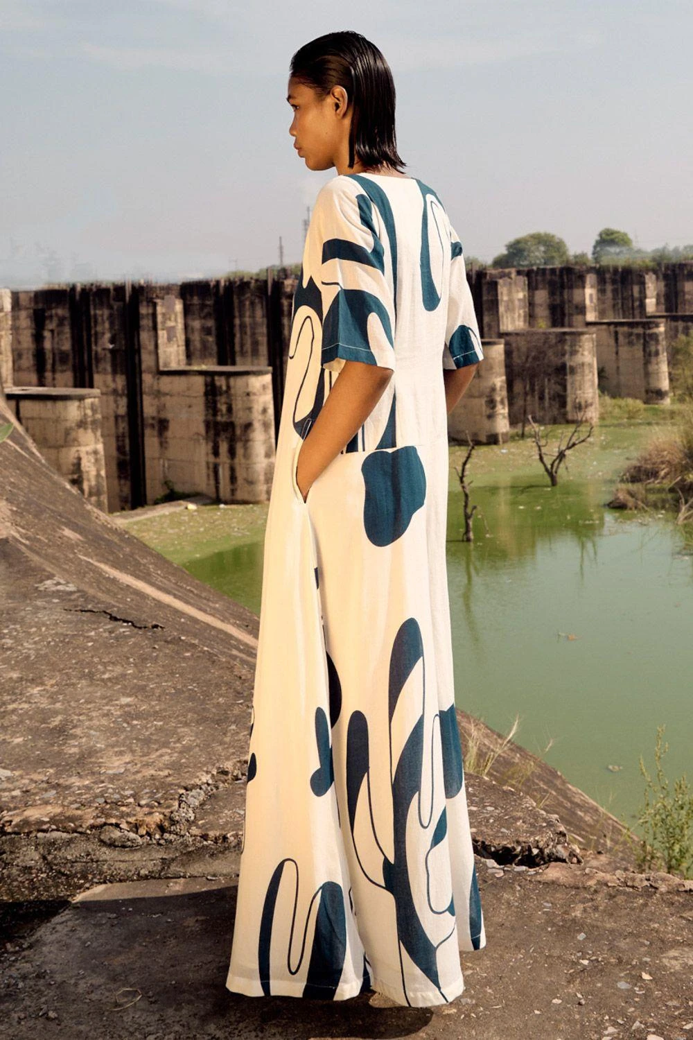 Khara Kapas Bluebird Jumpsuit 6 Khara Kapas Bluebird Jumpsuit - Image 4