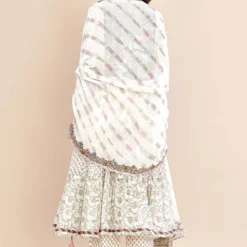 Sunira Designs Pale Pink Printed Relaxed Pant -Outlet Loometta Store 2010p12 3