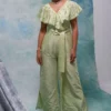 Sakshi Khetterpal Pistachio Frill Jumpsuit 2 Sakshi Khetterpal Pistachio Frill Jumpsuit -Outlet Loometta Store 20723sk18 1